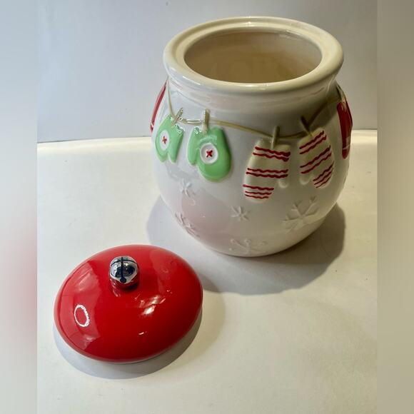 Vintage Hallmark Mittens cookie jar with lid - Picture 3 of 12